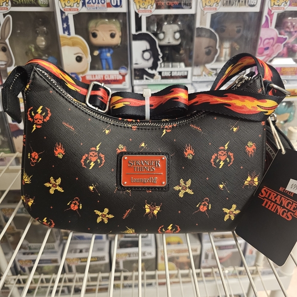 Hellfire Club Black and Red Loungefly Handbag - Picture 3 of 4